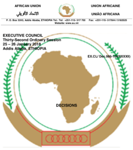 African Union Executive Council 2018 decision