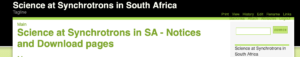 South African synchrotron initiative logo