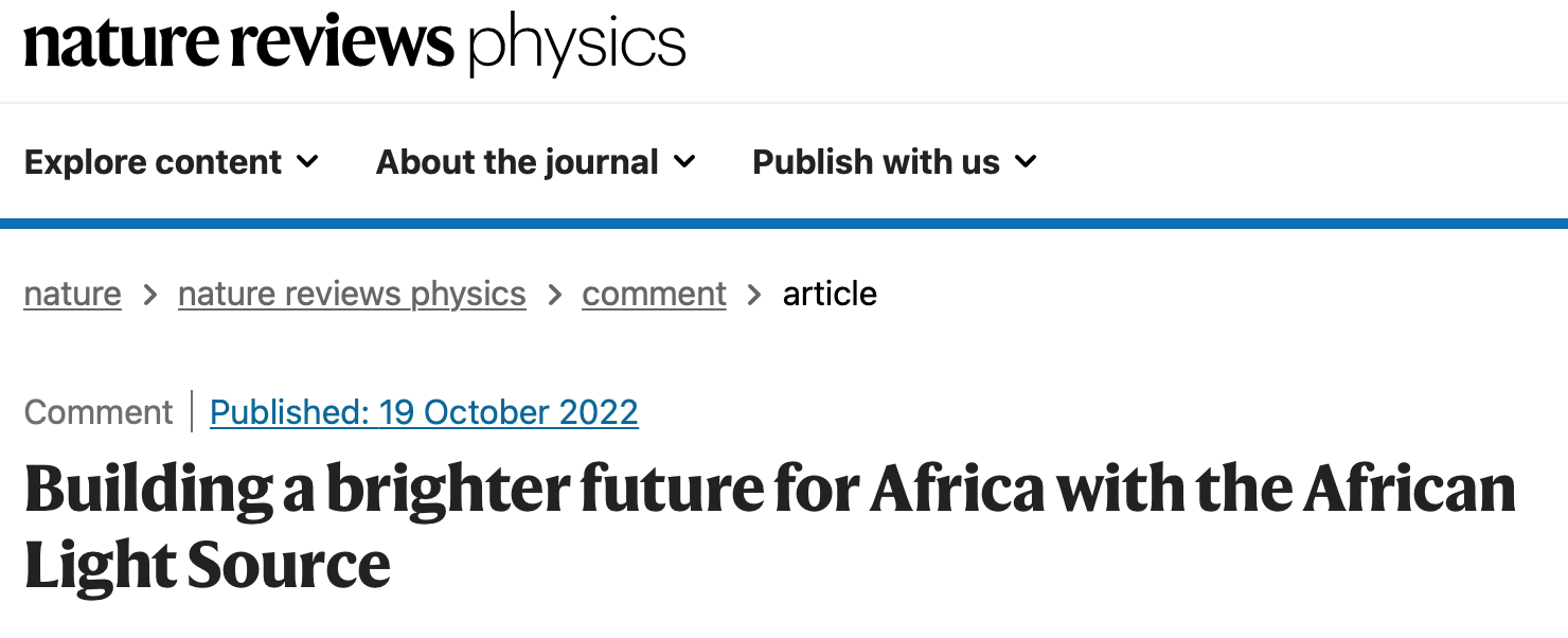 Nature Reviews Physics