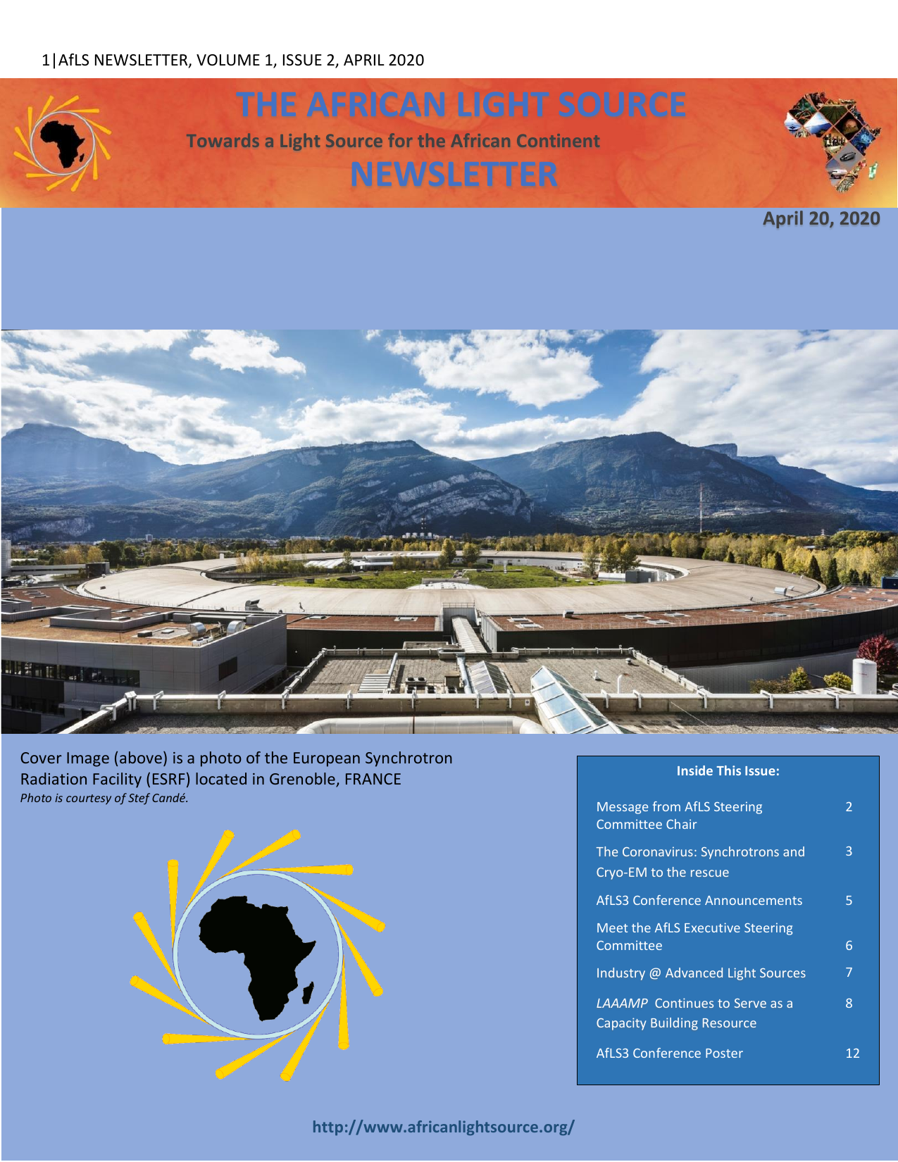 The African Light Source Newsletter — Volume 1, Issue 2